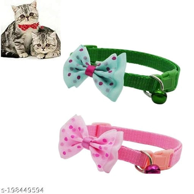 ABS Plastic Coller Belt for Pet (Multicolor, Pack of 2)