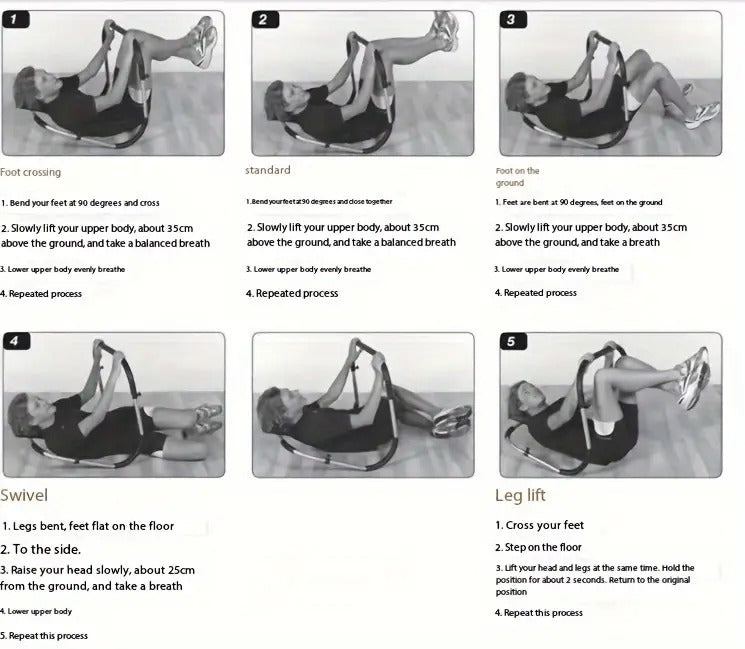 Abdominal Exerciser Iron Back Extension Bench with Cushion