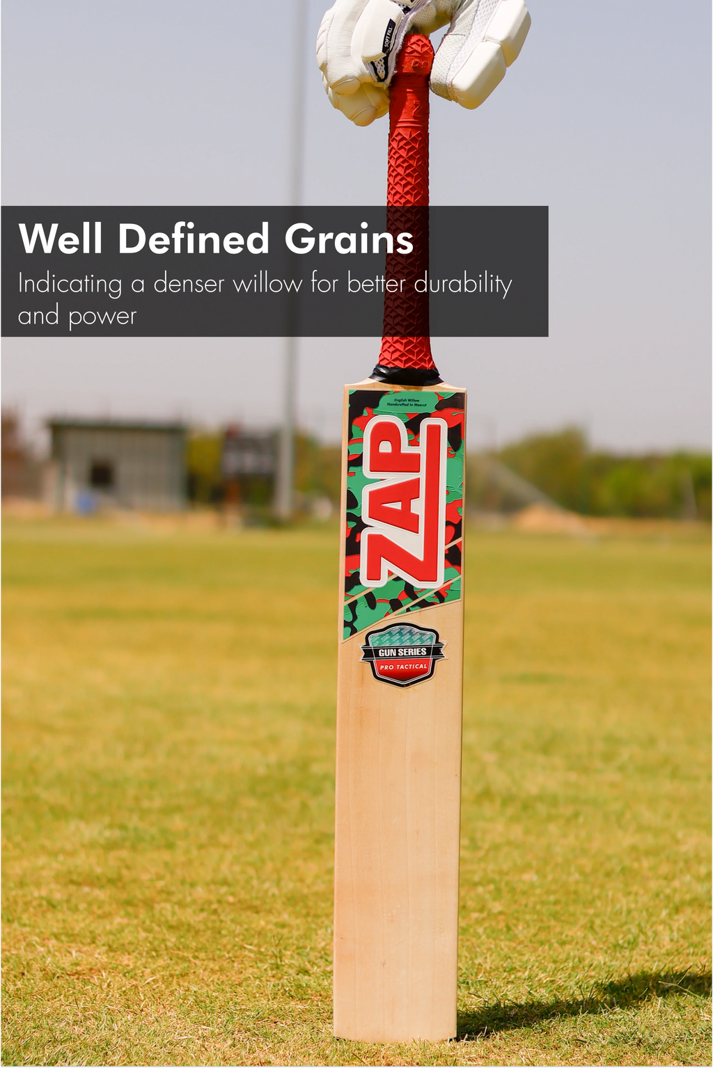 ZAP Gun Pro Tactical English Willow Cricket Bat